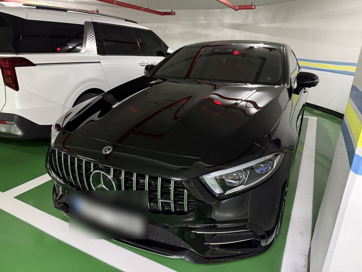 메르세데스-AMG CLS 외관 세차 후 모습